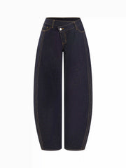 Cider Denim Low Rise Barrel-leg Jeans